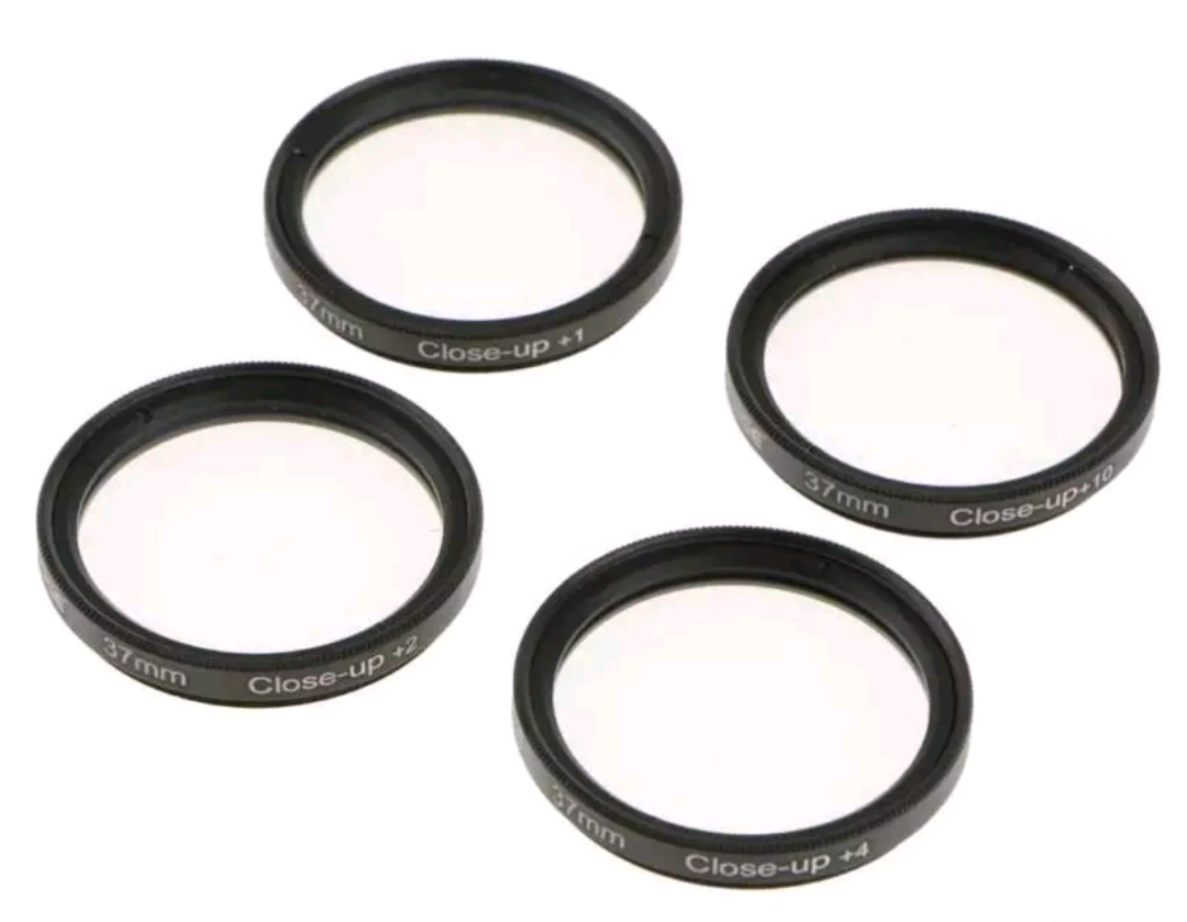 Kit lenti macro close up 37 mm +1 +2 +4 +10