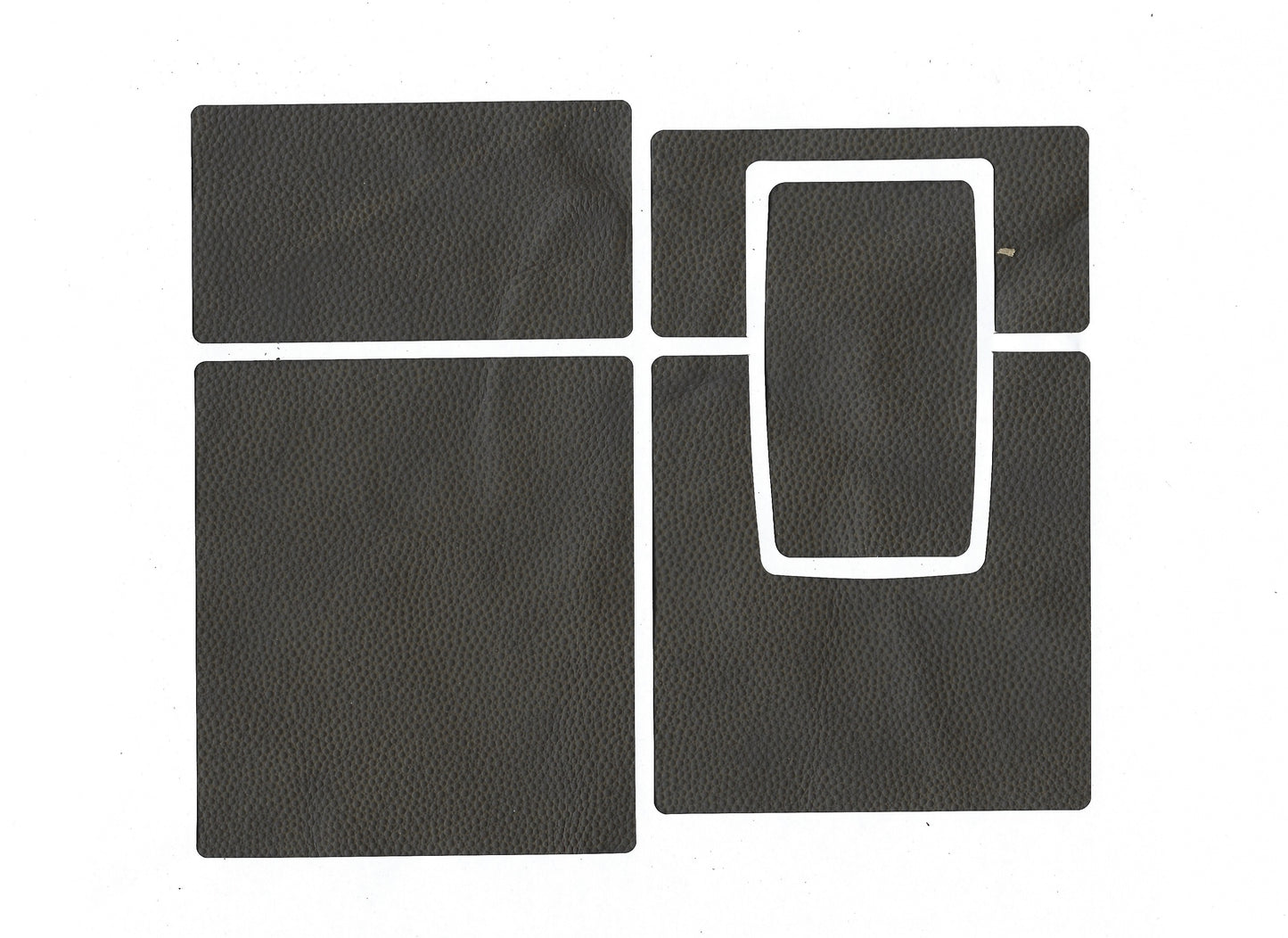 SKIN cuoio marrone scuro con grana fine